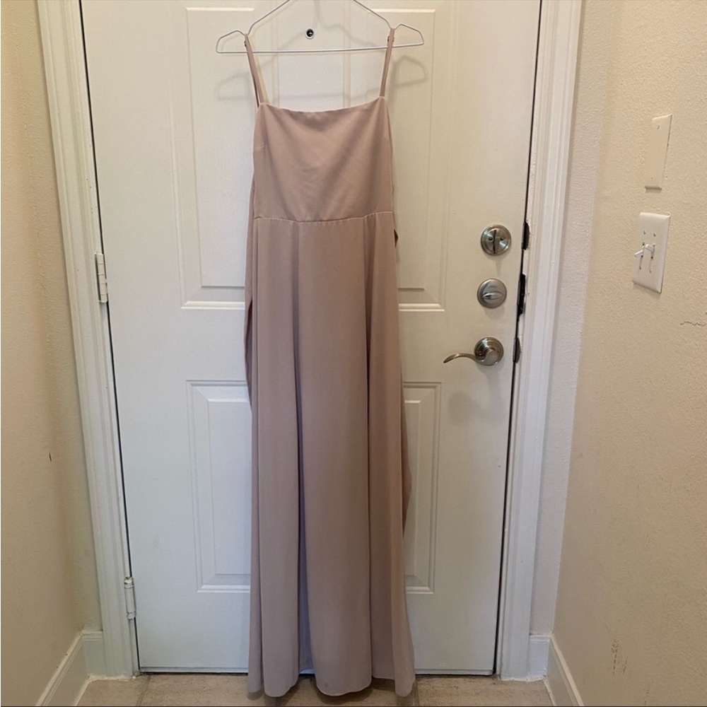 Show Me Your Mumu - Lauren Tie Maxi Bridesmaid dress in Show Me The Ring Crisp!